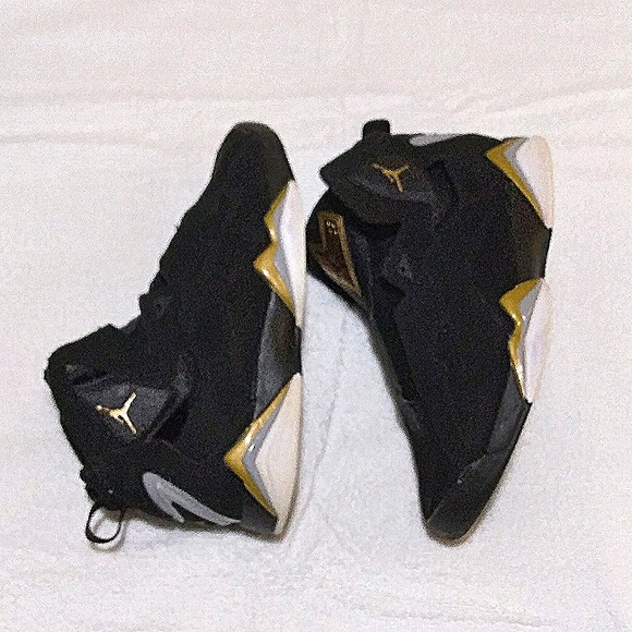 Clearance Pre-owned Jordan True Flight Black Metallic Gold Men's Shoe Sale, Sz 9 - Picture 3 of 7